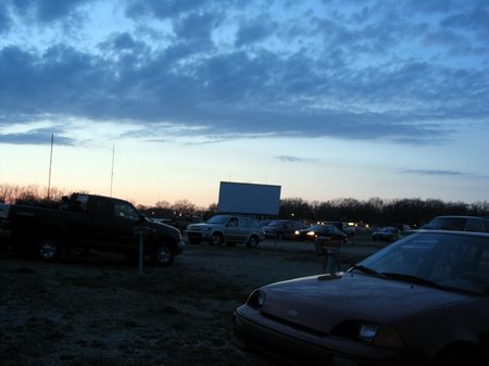 Getty 4 Drive-In Theatre - Lot Filling Up Photo By Robert (newer photo)